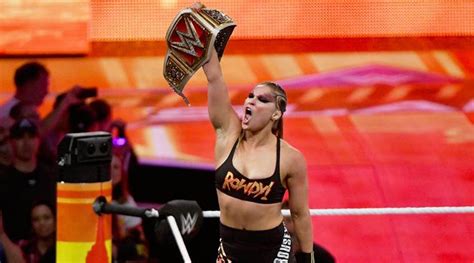 Wwe Summerslam Ronda Rousey Makes History With Womens Championship Title Wwe Wrestling News