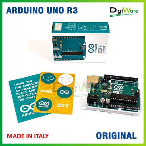 Jual Arduino Uno R3 Original Made In Italy Shopee Indonesia