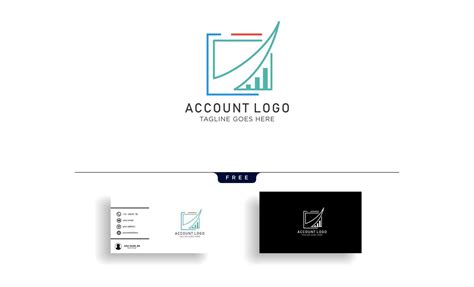 Accounting Finance Creative Logo Template Vector Isolated With Business