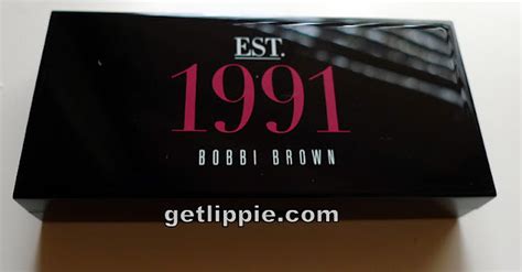 Bobbi Brown Th Anniversary Lip Palette Get Lippie