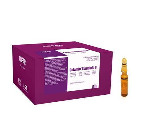 COFAMIN COMPLEJO B 2ml x 100 ampollas - Farmacias Telchi