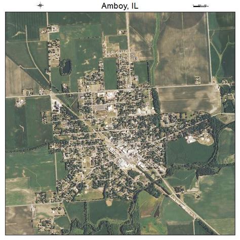 Aerial Photography Map of Amboy, IL Illinois