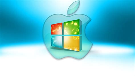 Apple and Microsoft Windows logos #computer #apple #logo #mac #emblem #windows operating system ...