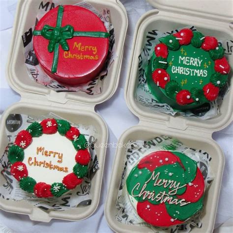 Christmas Theme Bento Cake Design Ideas For Upcoming Festival Season