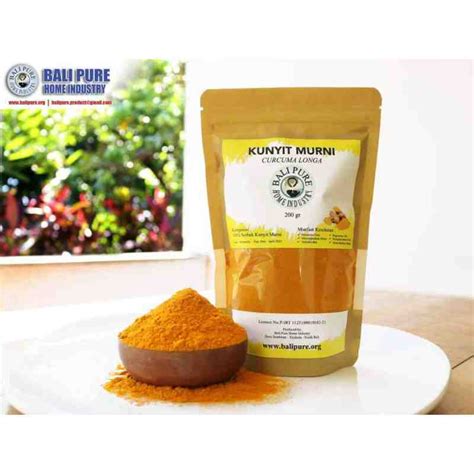 Jual Bubuk Kunyit Murni Bali Pure 200grm Di Seller Bali Pure Shop