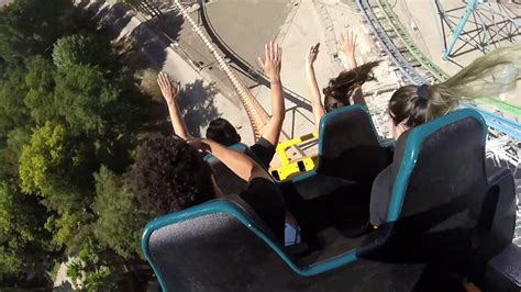 Goliath 6 Flags Magic Mountain Front Row Pov Hd 1080p Youtube