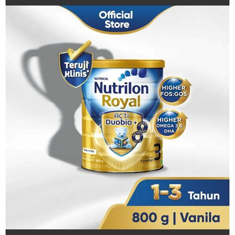 Jual Nutrilon Royal 3 Rasa Vanilla Susu Pertumbuhan 800gr Shopee