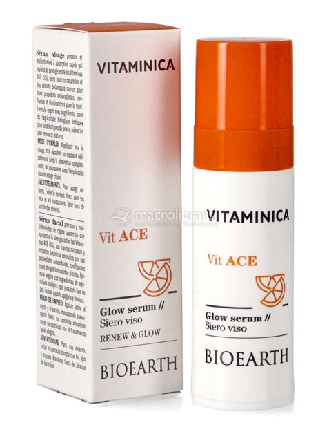 Glow Serum Vit Ace Di Bioearth Macrolibrarsi It