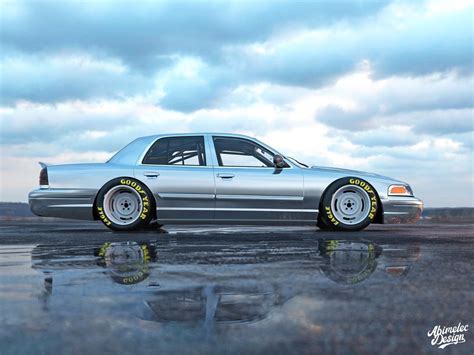 Ford Crown Victoria Nascar Noobie Flexes Procharged Coyote Muscle