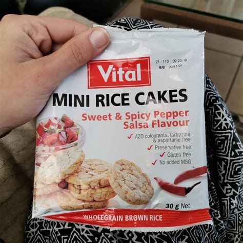 Vital Mini Rice Cakes Sweet Spicy Pepper Salsa Reviews Abillion