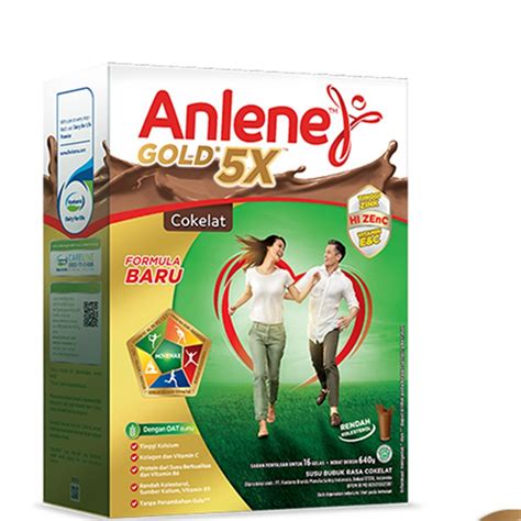 Jual Anlene Gold Susu Bubuk Dewasa Cokelat Vanilla G G Nutrisi