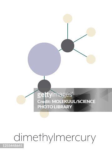 Dimethylmercury Molecule Illustration High-Res Vector Graphic - Getty ...