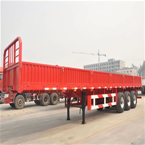 Bulk Cargo Sidewall Trailer Side Board Flatbed Trailer Axle Semi