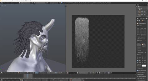 Polygon Hair Uv Method Mayablender — Polycount Polygon Method Maya