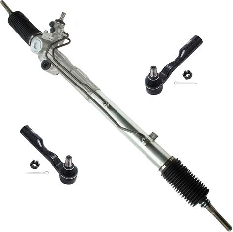 Front Power Steering Rack And Pinion Outer Tie Rods Suspension Kit