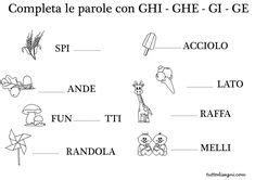 26 idee su Ca co cu chi che ga go gu ghi ghe attività di scrittura