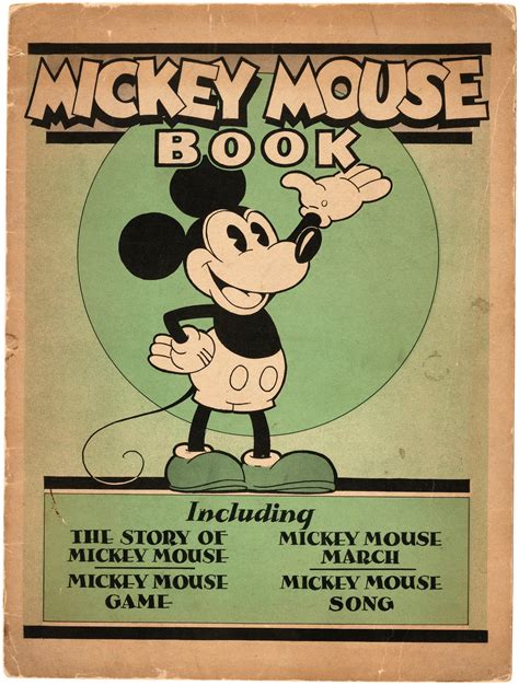 Hake S RARELY SEEN FIRST PRINTING OF MICKEY MOUSE BOOK THE FIRST