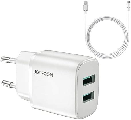 سعر Dual Ports Mini Fast Charger Eu with Cable فى مصر بواسطة امازون