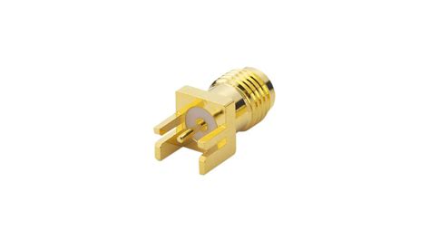 Empcb Smafstj B Ht Taoglas Rf Connector Sma Brass Socket Straight