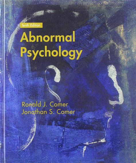 Abnormal Psychology Amazon Co Uk Comer Ronald J Books