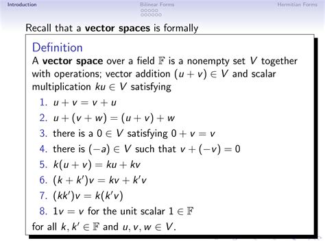 solution bilinear forms studypool