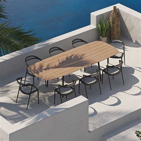 Styletto Garden Dining Set Royal Botania Outdoor Furniture