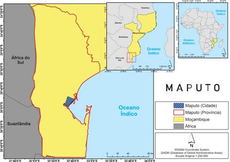 Localização De Maputo Moçambique E África Download Scientific Diagram