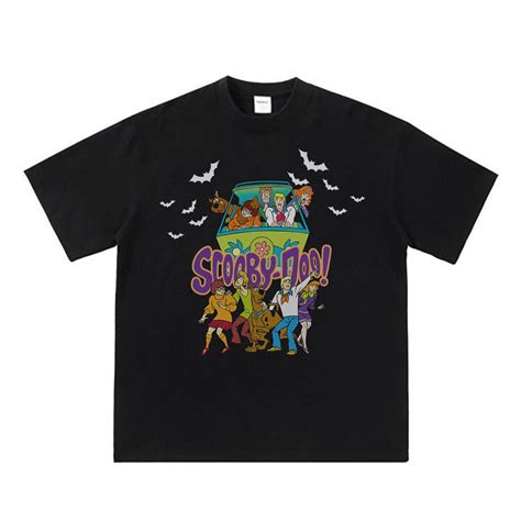 Essentiantique Kaos Pria Wanita Scooby Doo Vintage S Fullprint Desain