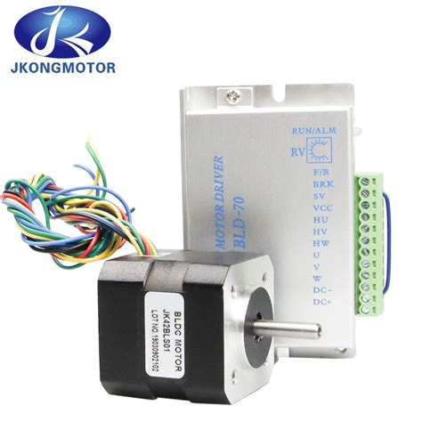 Hall Sensor Nema 17 Micro 12v 24v 36v 4000rpm Brushless Dc Motor With 0 25n M 26 60w For