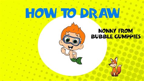 How To Draw Nonny From Bubble Guppys Learn To Draw Art Lessons Youtube