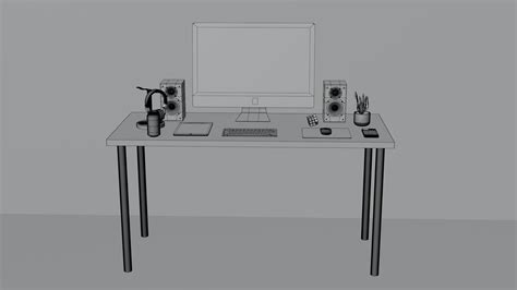 Modern Computer Setup 3d Model 3D Model - TurboSquid 1967943