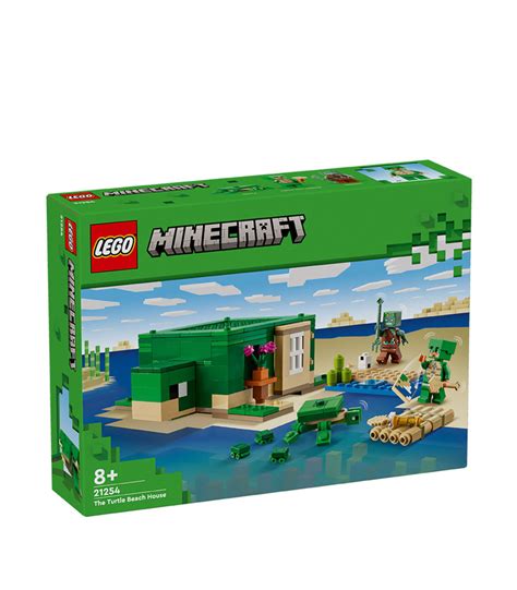 Lego® Minecraft 21254 The Turtle Beach House Age 8 Building Blocks 2023 234pcs