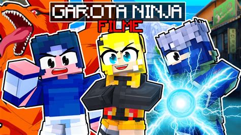 O AMOR De Uma GAROTA E Um NINJA FILME No Minecraft Pimpolha YouTube