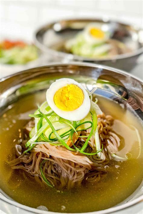 Mul Naengmyeon (Korean Cold Noodle Soup) Recipe