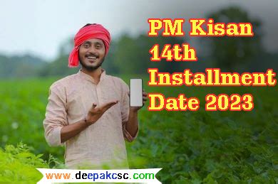 PM Kisan 14th Installment Date 2023