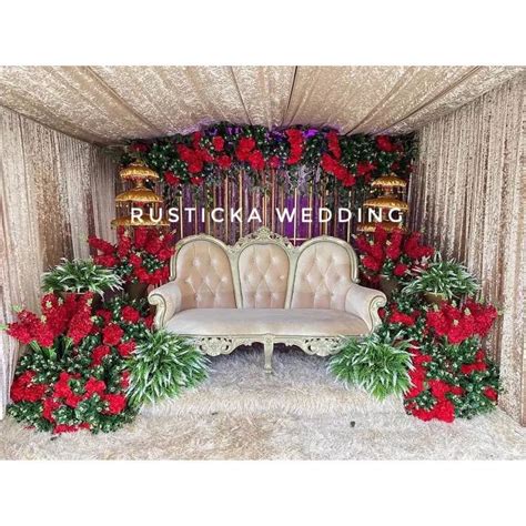 Kain Backdrop Pelamin Velvet Kain Velvet Plush Baldu Meter Wedding