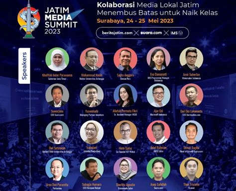 Siap Digelar Jatim Media Summit Pertemukan Lebih Dari Stakeholders