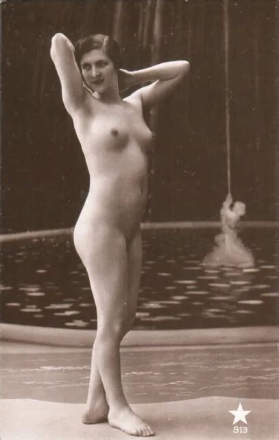 CARTOLINA POSTCARD Nudo Donna D Epoca Nude Women Vintage Primi 900