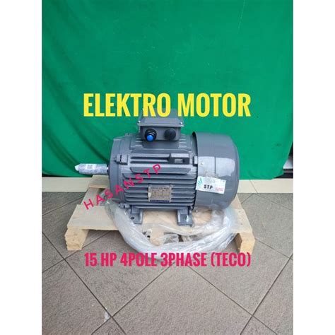 Jual Dinamo Atau Elektro Motor 15hp 4pole 3phase Teco Shopee Indonesia