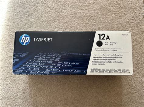 New Genuine Hp A Q A Laserjet Black Toner Print Cartridge