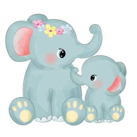 Mommy And Baby Elephant Canvas Artwork By Art Mirano Icanvas