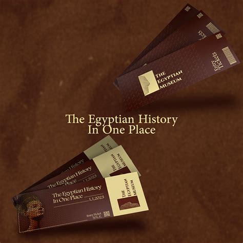 The Egyptian Museum Tickets by Salma Ashmal on Dribbble