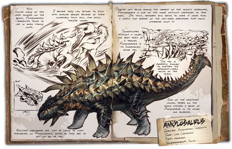 Ark Survival Evolved Dossiers Ankylosaurus By Djdinojosh On Deviantart