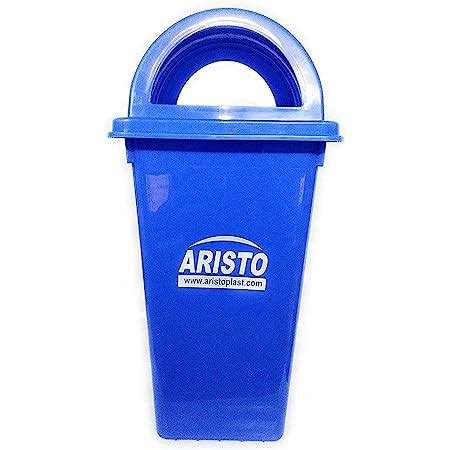 Aristo Square Dome Garbage Waste Dustbin 80 Ltr Blue Amazon In