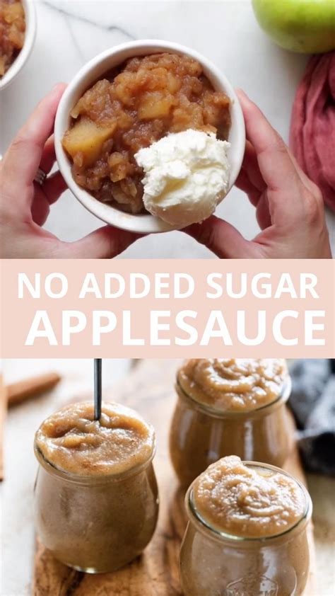 No Sugar Added Homemade Applesauce [video] Recipe [video] Homemade Applesauce Apple Sauce