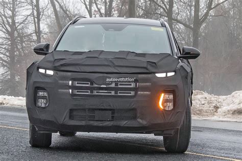 2025 Hyundai Santa Cruz Pickup Truck Spied Testing Alongside 2024 Model