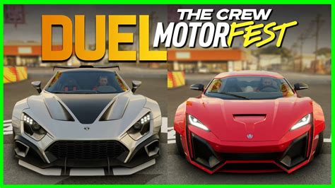 Duel The Crew Motorfest Zenvo Tsr S Vs Lykan Hypersport Youtube