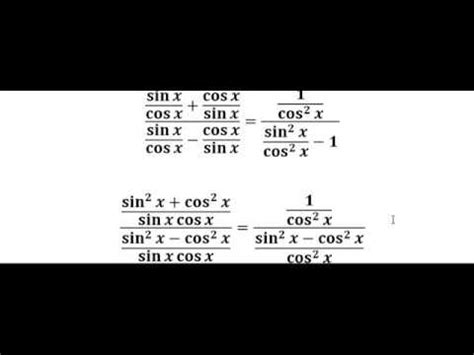 IDENTIDAD TRIGONOMÉTRICA tanx cotx tanx cotx sec 2x tan 2