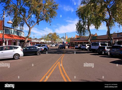 People Enjoying The Free Parking And Welcoming Stores In The 5th Ave