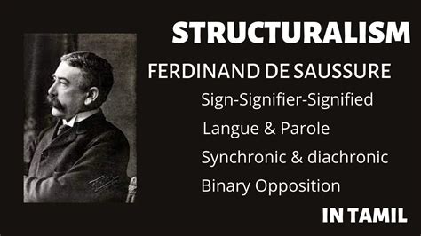 Structuralism Ferdinand De Saussure Sign Signifier Signified